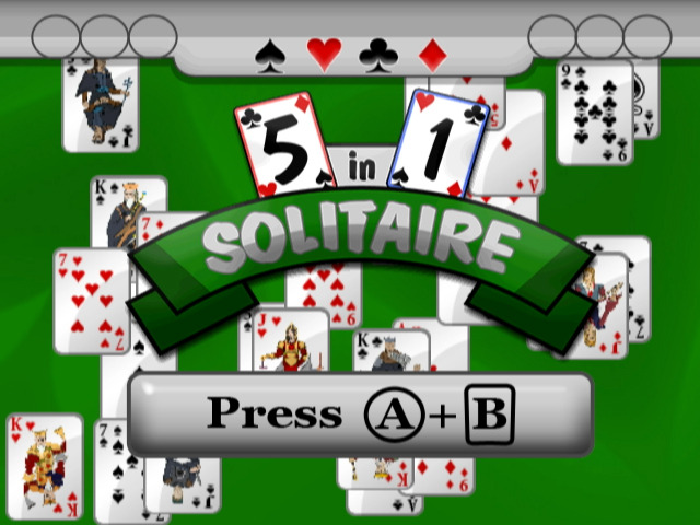 Pantallazo de 5 in 1 Solitaire (Wii Ware) para Wii
