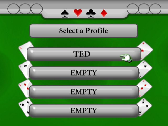 Pantallazo de 5 in 1 Solitaire (Wii Ware) para Wii