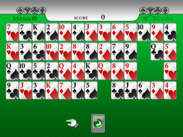 Pantallazo de 5 in 1 Solitaire (Wii Ware) para Wii