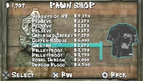 Pantallazo de 50 Cent: Bulletproof: G Unit Edition para PSP