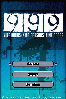Pantallazo de 999: Nine Hours Nine Persons Nine Doors para Nintendo DS