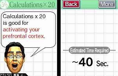 Pantallazo de A Little Bit of... Dr Kawashima Brain Training Maths para Nintendo DS