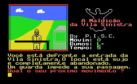 Pantallazo de A Maldicao da Vila Sinistra para MSX