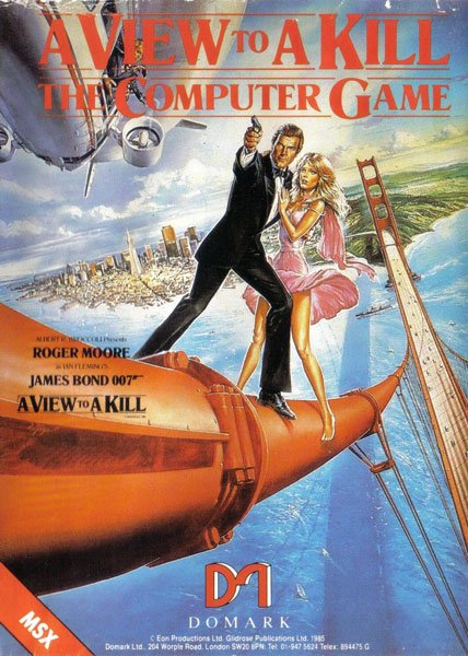 Caratula de A View To A Kill para MSX