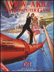 Caratula de A View to a Kill para Commodore 64