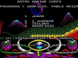 Pantallazo de AMC: Astro Marine Corps para Spectrum