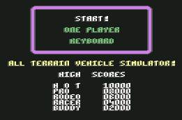 Pantallazo de ATV - All Terrain Vehicle Simulator para Commodore 64