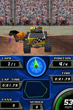 Pantallazo de ATV Thunder Ridge Riders & Monster Trucks Mayhem para Nintendo DS