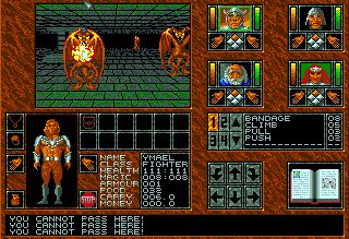 Pantallazo de Abandoned Places: A Time For Heroes para Amiga