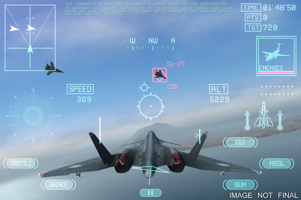 Pantallazo de Ace Combat XI: Skies of Incursion para Iphone