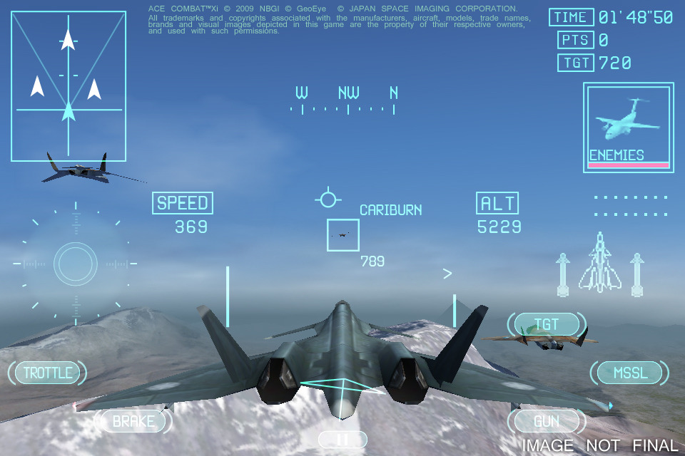 Pantallazo de Ace Combat XI: Skies of Incursion para Iphone