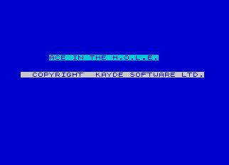 Pantallazo de Ace in the Hole para Spectrum