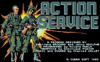 Pantallazo de Action Service para Atari ST