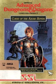 Caratula de Advanced Dungeons & Dragons: Curse of the Azure Bonds para Amiga