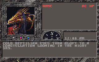 Pantallazo de Advanced Dungeons & Dragons: Dark Queen of Krynn para PC