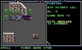 Pantallazo de Advanced Dungeons & Dragons: Death Knights of Krynn para Amiga