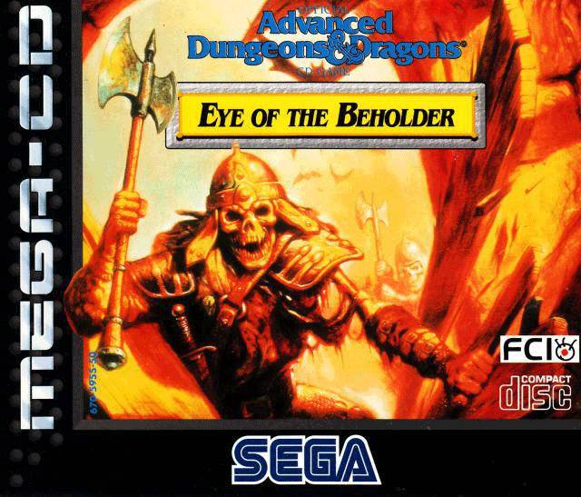 Caratula de Advanced Dungeons & Dragons: Eye of the Beholder para Sega CD
