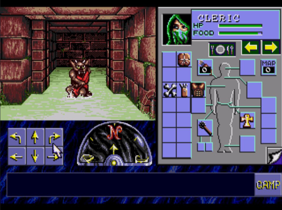 Pantallazo de Advanced Dungeons & Dragons: Eye of the Beholder para Sega CD