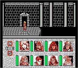 Pantallazo de Advanced Dungeons & Dragons: Heroes of the Lance para Nintendo (NES)