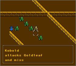 Pantallazo de Advanced Dungeons & Dragons: Pool of Radiance para Nintendo (NES)