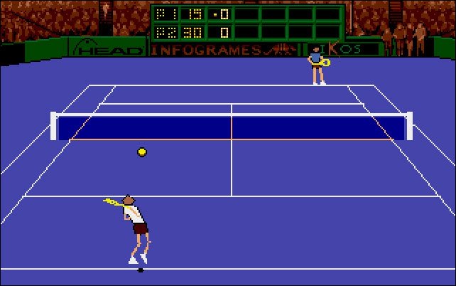 Pantallazo de Advantage Tennis para Atari ST