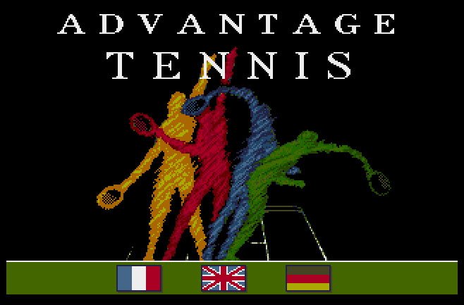 Pantallazo de Advantage Tennis para Atari ST
