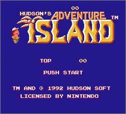 Pantallazo de Adventure Island para Nintendo (NES)