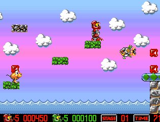 Pantallazo de Adventures Of Quik And Silva, The para Amiga