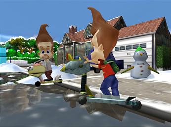 Pantallazo de Adventures of Jimmy Neutron, Boy Genius vs. Jimmy Negatron, The para PC
