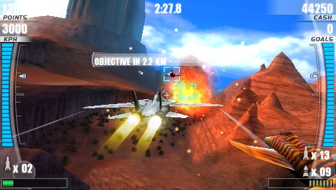 Pantallazo de After Burner: Black Falcon para PSP