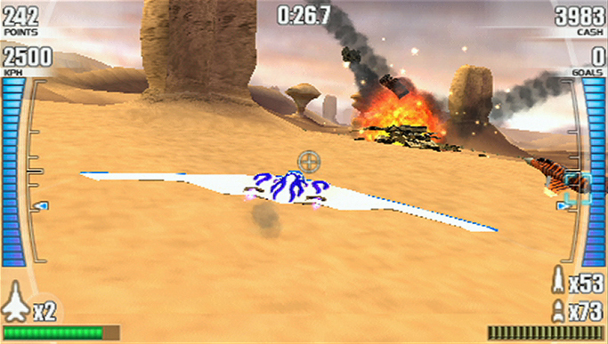 Pantallazo de After Burner : Black Falcon para PSP