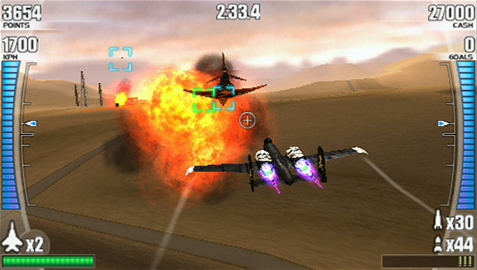 Pantallazo de After Burner : Black Falcon para PSP