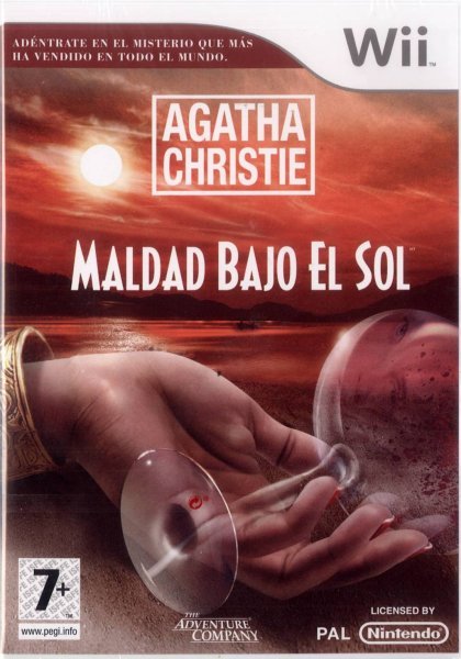 Caratula de Agatha Christie: Maldad Bajo el Sol para Wii