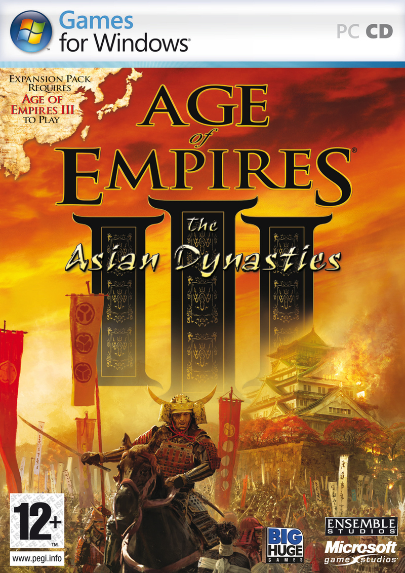 Caratula de Age of Empires III: The Asian Dynasties para PC