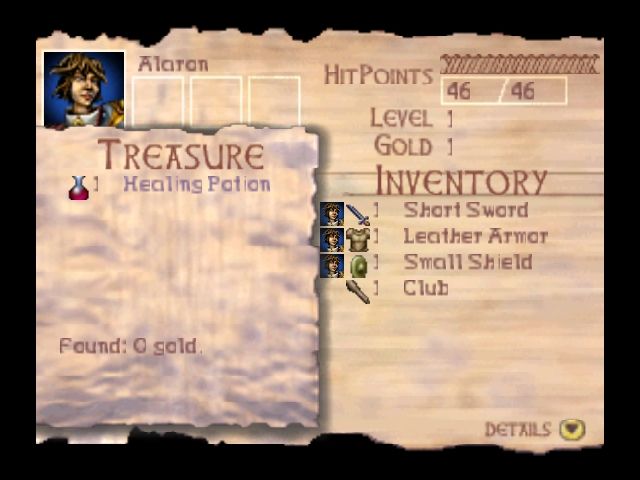 Pantallazo de Aidyn Chronicles: The First Mage para Nintendo 64