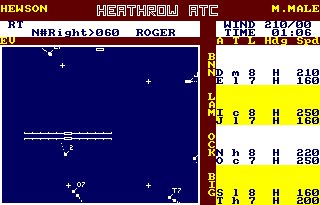Pantallazo de Air Traffic Control: Heathrow International para Amstrad CPC