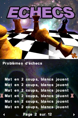 Pantallazo de Ajedrez: Sigue entrenando tu cerebro para Nintendo DS