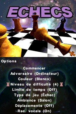 Pantallazo de Ajedrez: Sigue entrenando tu cerebro para Nintendo DS