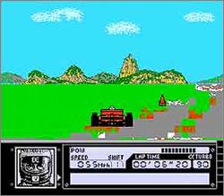 Pantallazo de Al Unser Jr. Turbo Racing para Nintendo (NES)