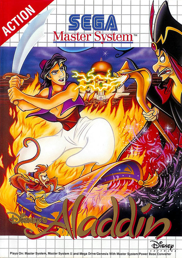 Caratula de Aladdin para Sega Master System
