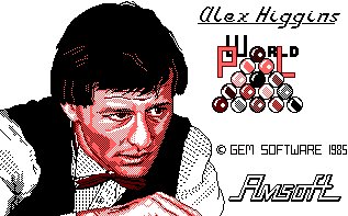 Pantallazo de Alex Higgins World Pool para Amstrad CPC