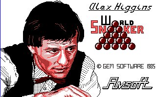 Pantallazo de Alex Higgins World Snooker para Amstrad CPC