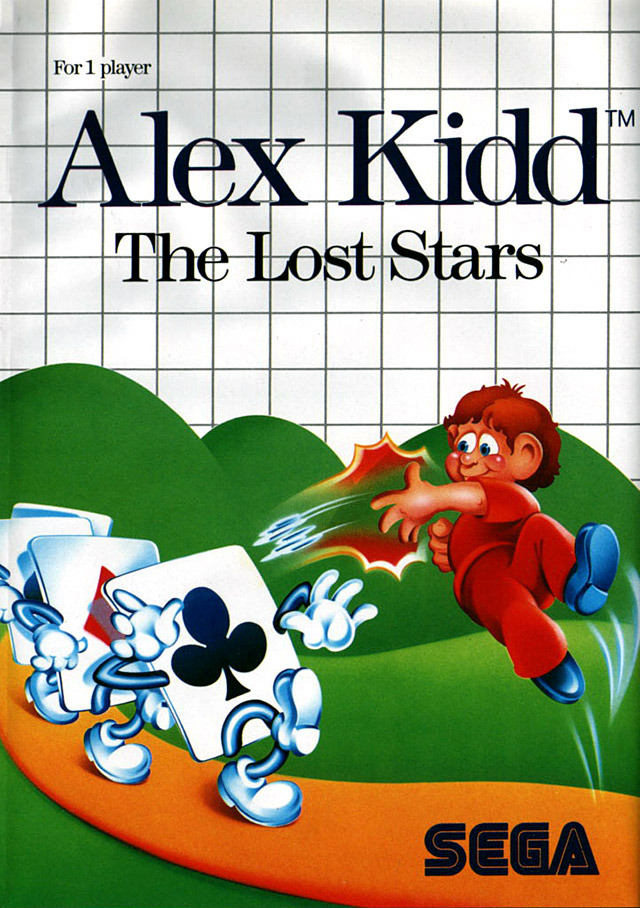 Caratula de Alex Kidd: The Lost Stars para Sega Master System
