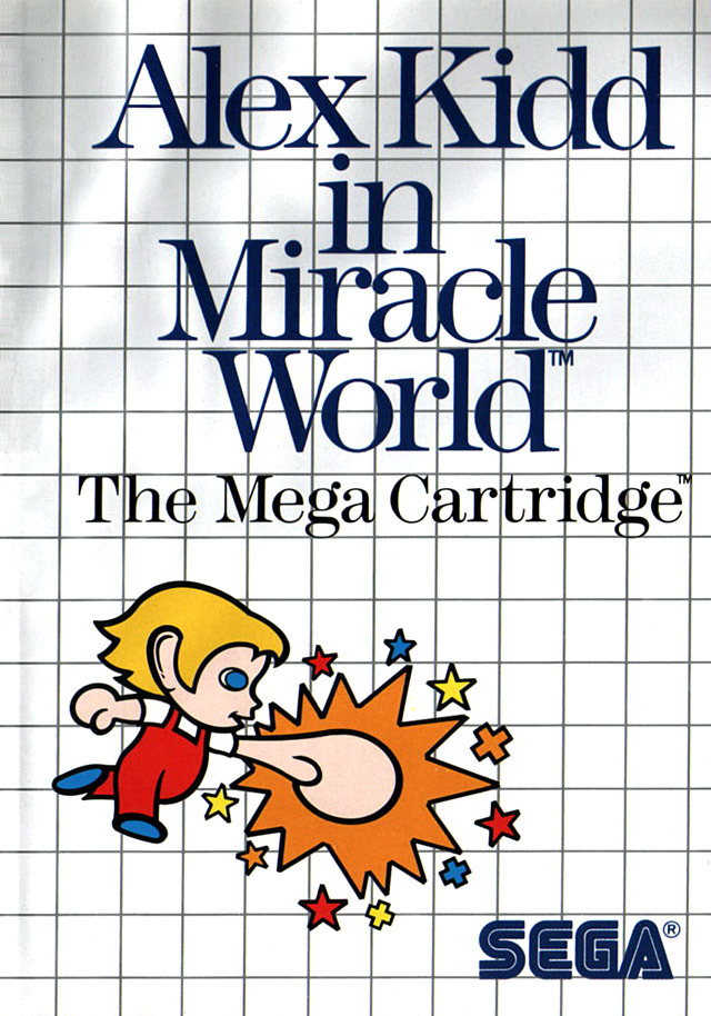 Caratula de Alex Kidd in Miracle World para Sega Master System