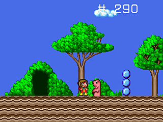 Pantallazo de Alex Kidd in the Enchanted Castle (Consola Virtual) para Wii