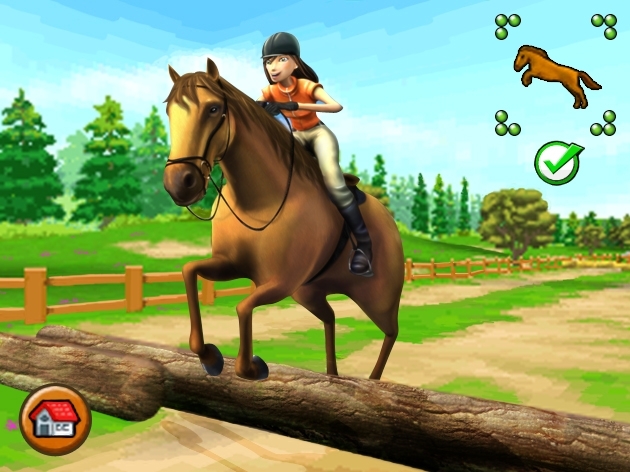 Pantallazo de Alexandra Ledermann: Le Mystere des Chevaux Sauvages para Nintendo DS