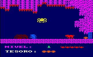 Pantallazo de Ali Candil: El Tesoro De Sierra Morena para Amstrad CPC
