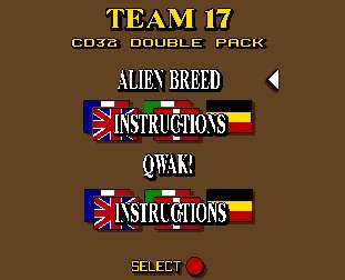 Pantallazo de Alien Breed '92 SE & Qwak para Amiga
