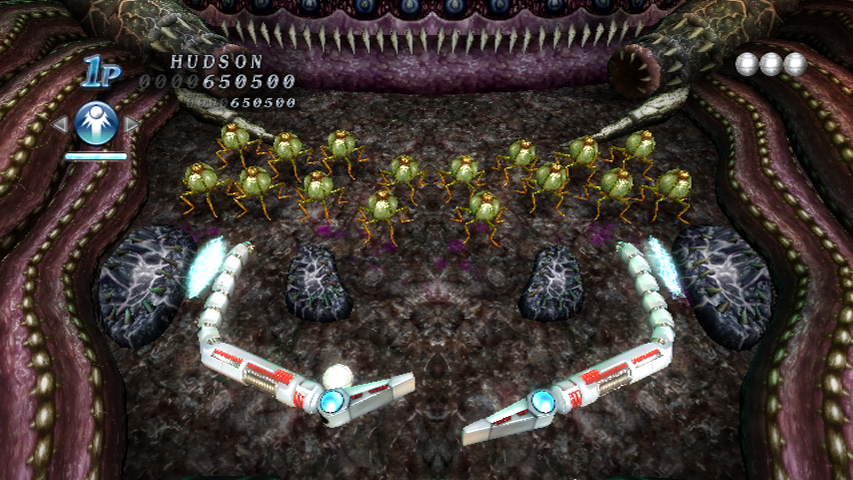 Pantallazo de Alien Crush Returns (Wii Ware) para Wii