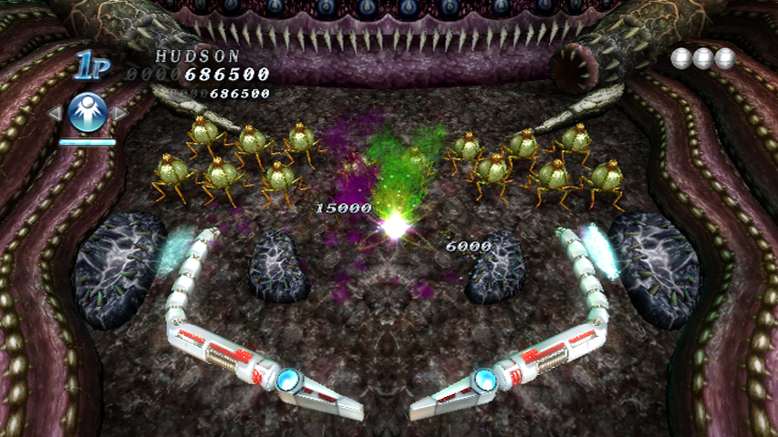 Pantallazo de Alien Crush Returns (Wii Ware) para Wii